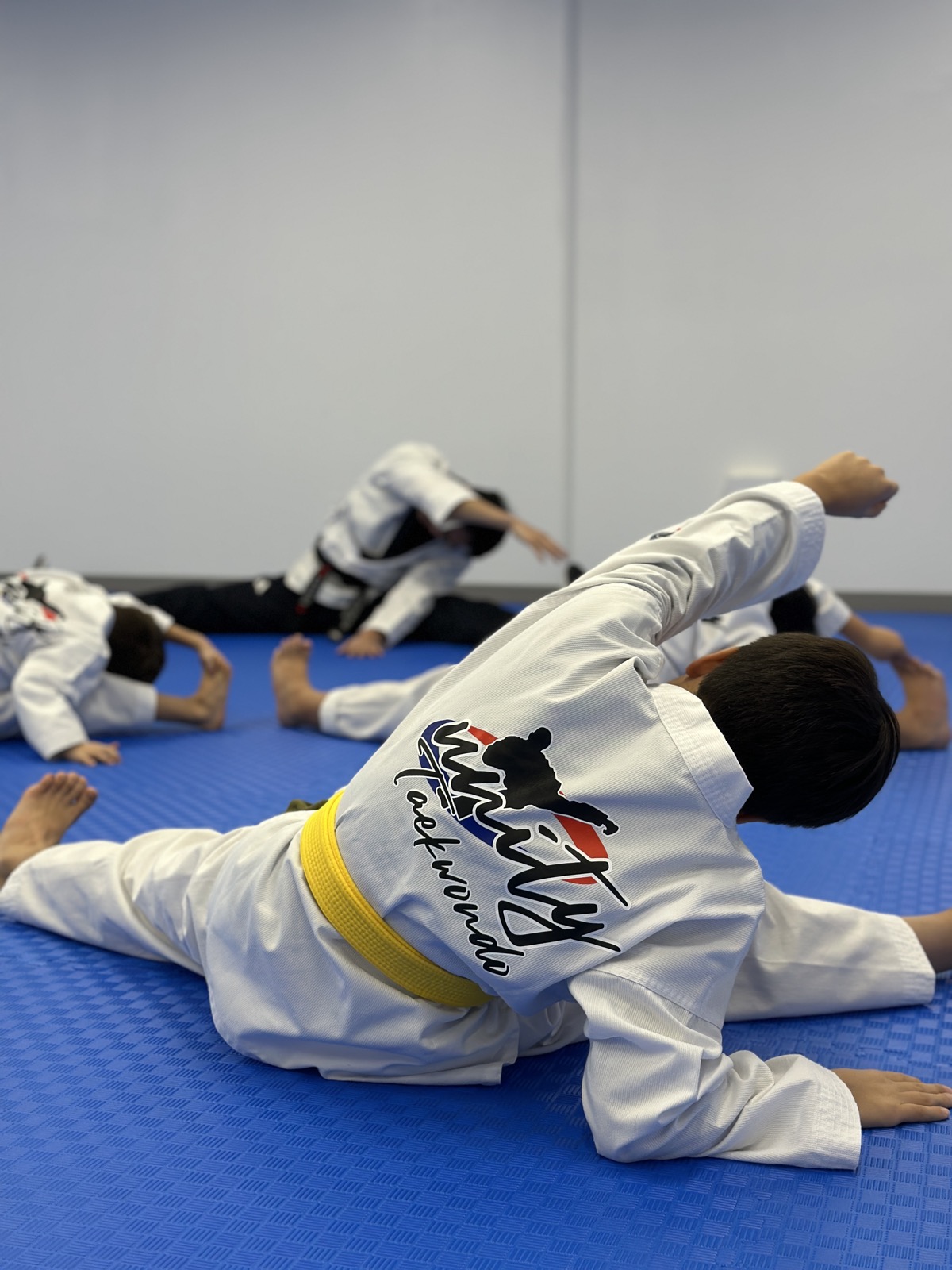 Master Nam leading class at Unity Taekwondo Chilliwack